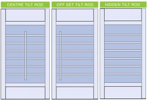 Tilt Rod Options - Orange County Shutters.